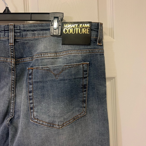 Versace Jeans Coutour Distressed blue jeans 36 US - Picture 7 of 16